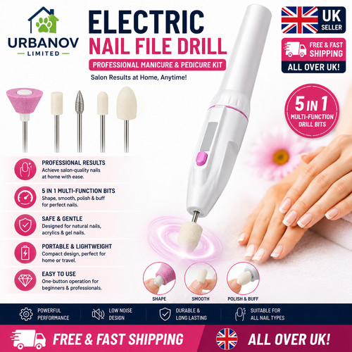 Electric nail file - nail, drill