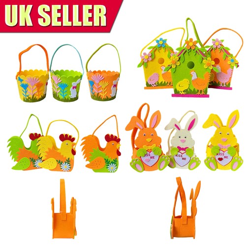 Small felt gift bag easter - felt,