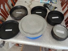 Deep Cast Iron Pizza Pans - 7inch,8.5inch,10inch,11.5inch,12inch (internal dia)