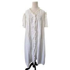 Vintage White Cotton Lace