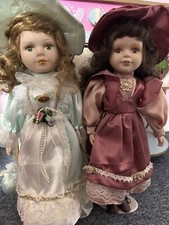 2x Vintage Porcelain Dolls