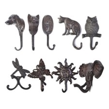 Vintage Rustic Animal Hook Key