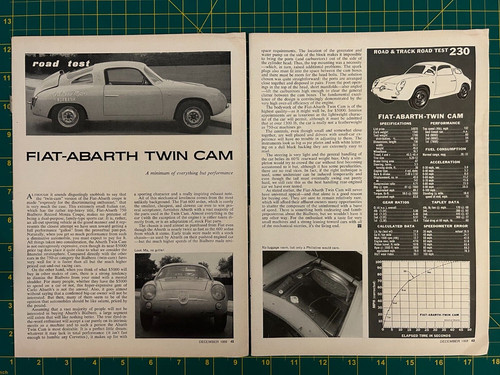 1959 vintage fiat abarth twin - vintage, fiat-abarth