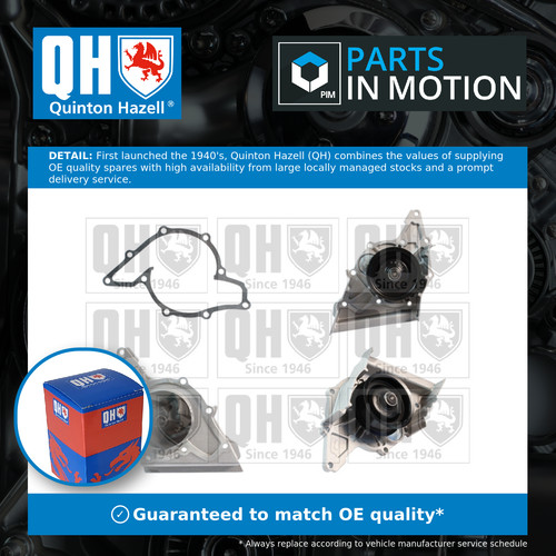 Water pump fits audi - pump, 100