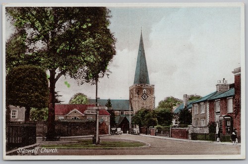 Stanwell church middlesex - stanwell, church,