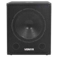 Vonyx SMWBA18 18 Inch Active Subwoofer 1000W - Powerful Bass for DJs