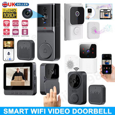 Wireless WiFi Video Doorbell Smart Phone Camera Door Bell Ring Intercom Security