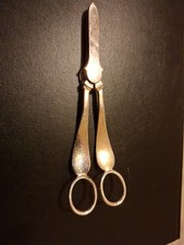Grape Scissors Silver Plated