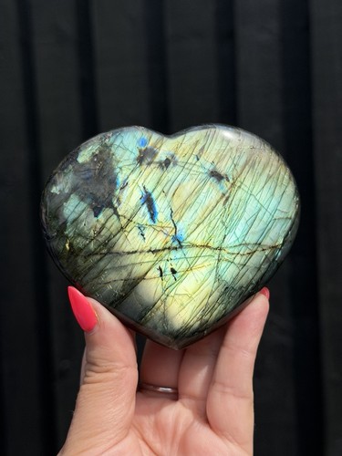 Labradorite large heart - labradorite,