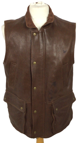 Orvis sleeveless leather - orvis,