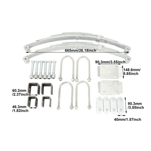 Leaf double eye spring kit - double,