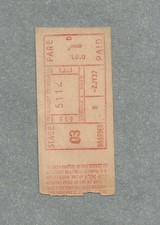 Bus ticket; 'TRANSPORT EDINBURGH'         [1937]