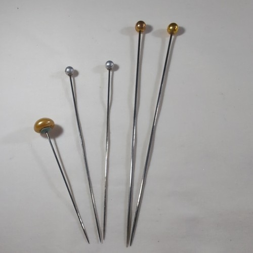 Vintage hat stick pins pearl - hat/stick,