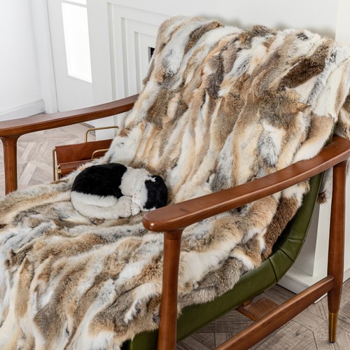 Luxury soft real rabbit fur - real,