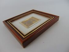 23 KT GOLD LEAF MINIATURE PICTURE ART WESTMINSTER ABBEY LAMBERT LONDON