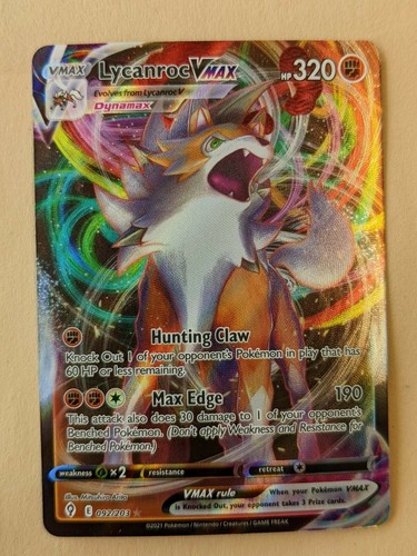 Lycanroc vmax pokemon - lycanroc, vmax-pokemon