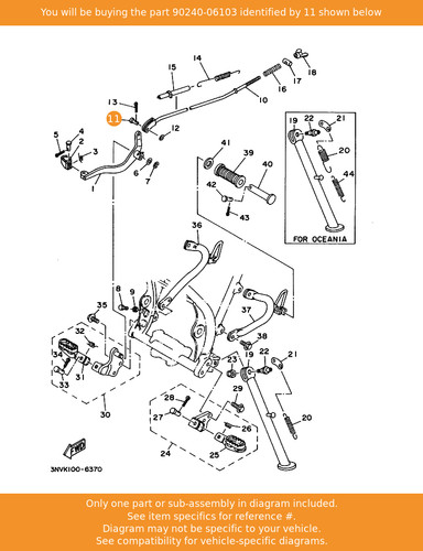 Yamaha pin clevis - yamaha,