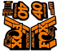 Fox 40 Factory Fork Stickers