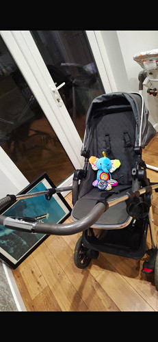 Grey silver cross baby - silver,