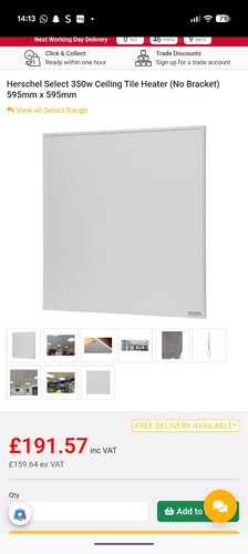 Herschel select 350w ceiling - select,