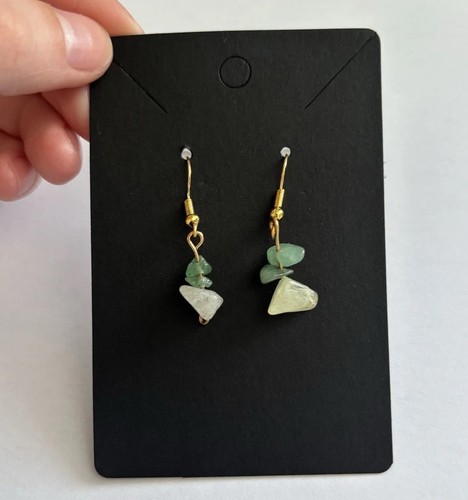 Natural green stone chip - natural,