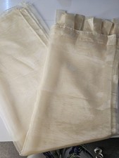 Gold organza panel curtains - organza,