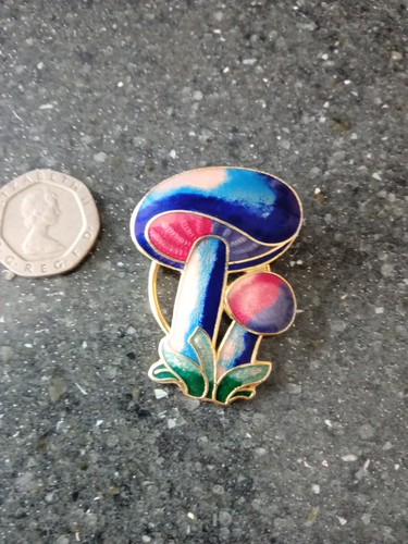 Vintage scarf clip - scarf, cloisonne
