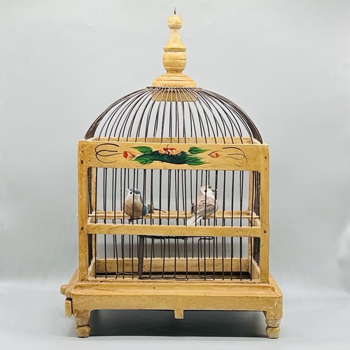 Antique victorian painted wood - painted,