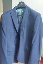 Next Suit Jacket Slim Fit 44r And Suit Pants Slim Fit 36 Long (Navy Blue)
