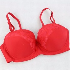 BALCONY LACE PADDED PUSH UP BRA LINGERIE LADIES UNDERWEAR 36/8/40246 BCDDE