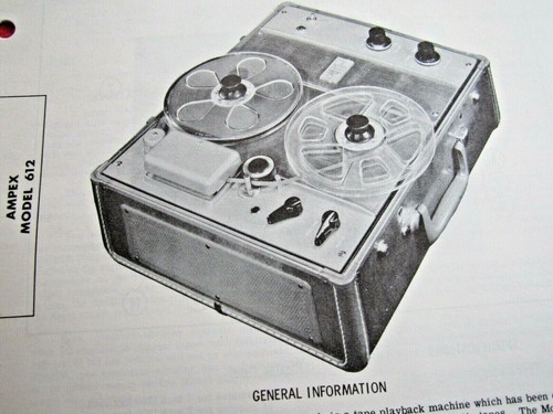 Ampex 612 tape - 612, recorder