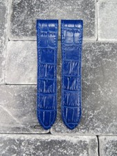 23mm Leather Strap Navy Blue