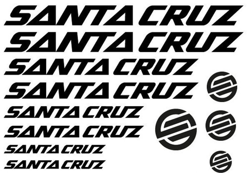 Santa cruz decals cycling bike - cruz,