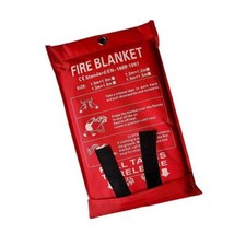 1M X 1M Large Red Fire Blanket