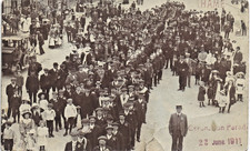 Thame. Coronation Parade 1911.
