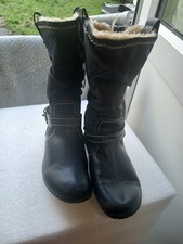 RELIFE BY PAVERS NAVY WINTER MID CALF BOOTS SZ 5