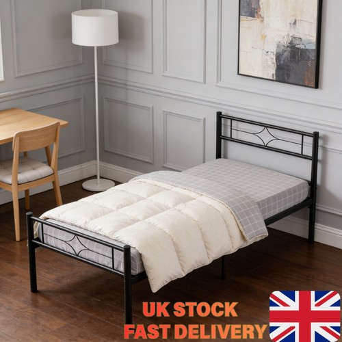 Single iron bed frame - iron,