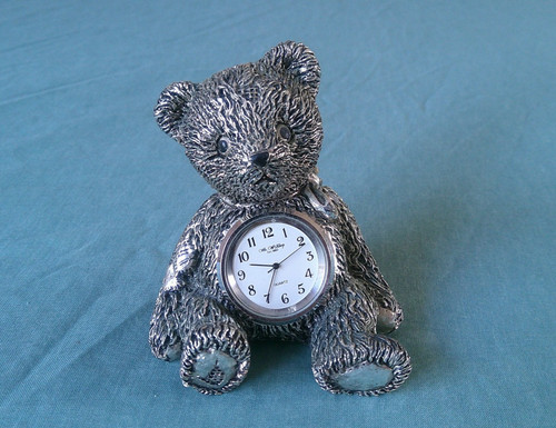 Cast metal teddy bear with - teddy,