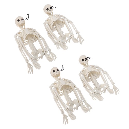 Faux human skeleton plastic - 4x,