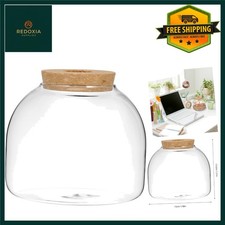 Glass terrarium container - glass,