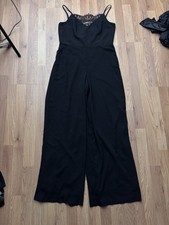 Ladies Jumpsuit Black Size 12
