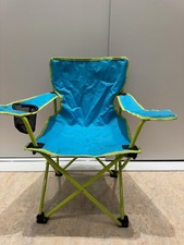Child's Light Blue Folding Camping Chair