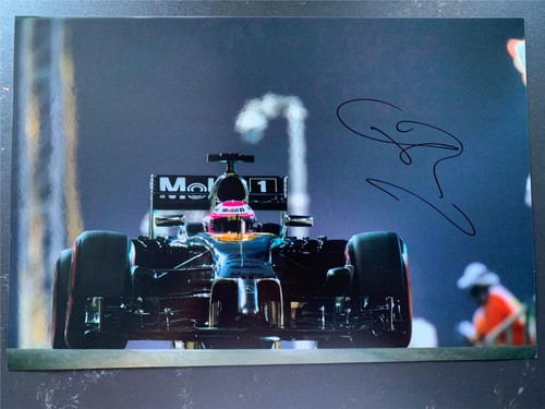 Rare signed jenson button - signed,