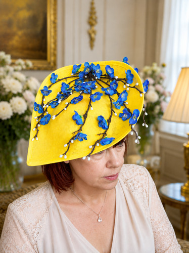 Bespoke yellow royal blue - royal,