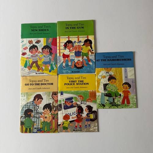 Vintage topsy tim - tim, books