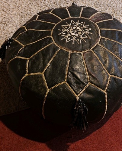 African style footstool pouffe - footstool,