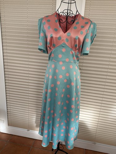 Kate cooper mint peach polka - kate,