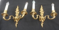 VINTAGE PAIR  OF  BRASS FRENCH
