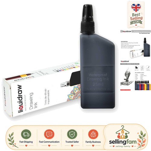 Liquidraw technical pen black - liquidraw,