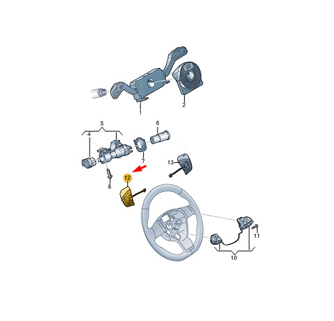 Transporter steering - vw, t6